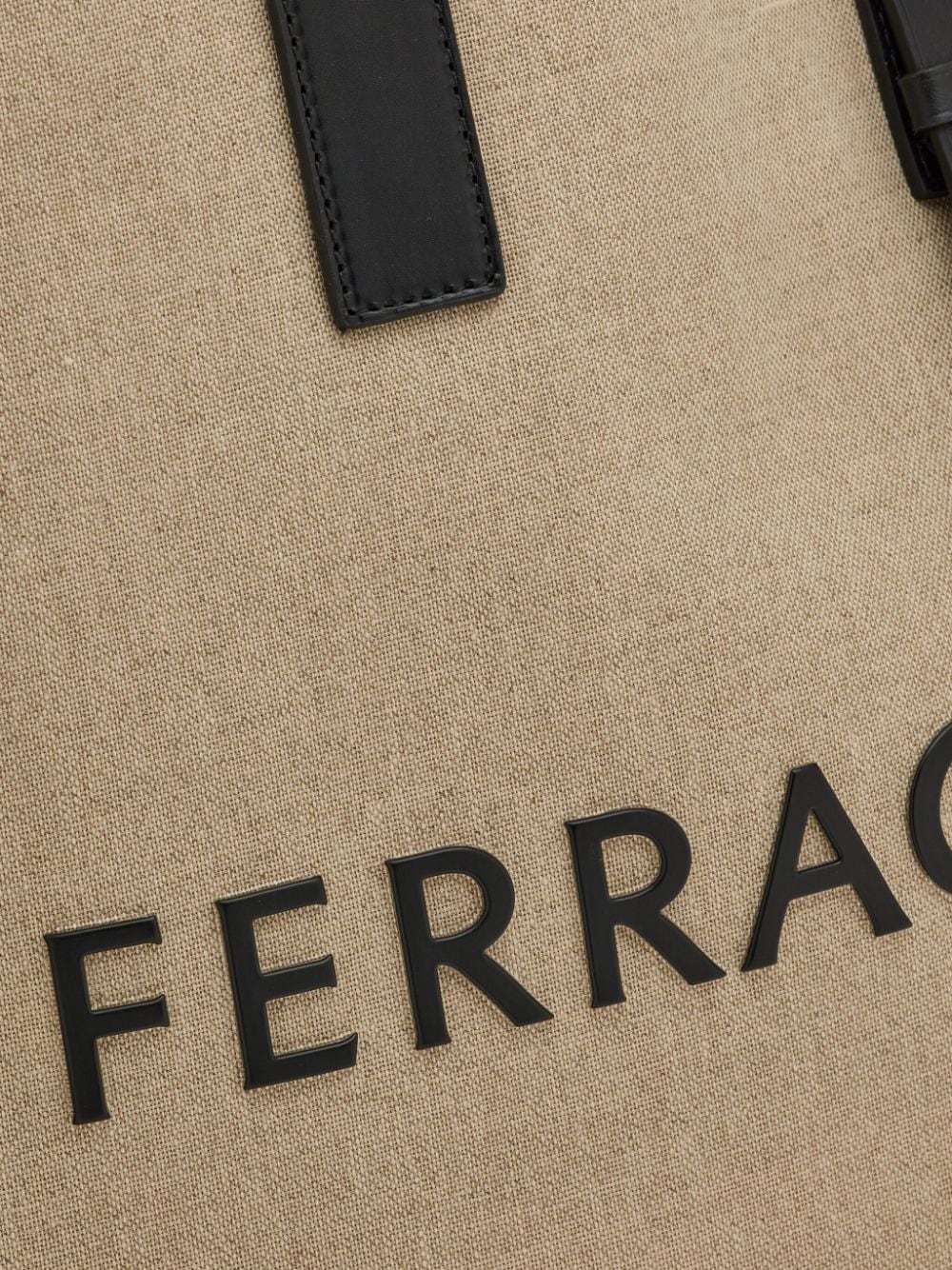Ferragamo Ferragamo logo-embossed leather tote bag