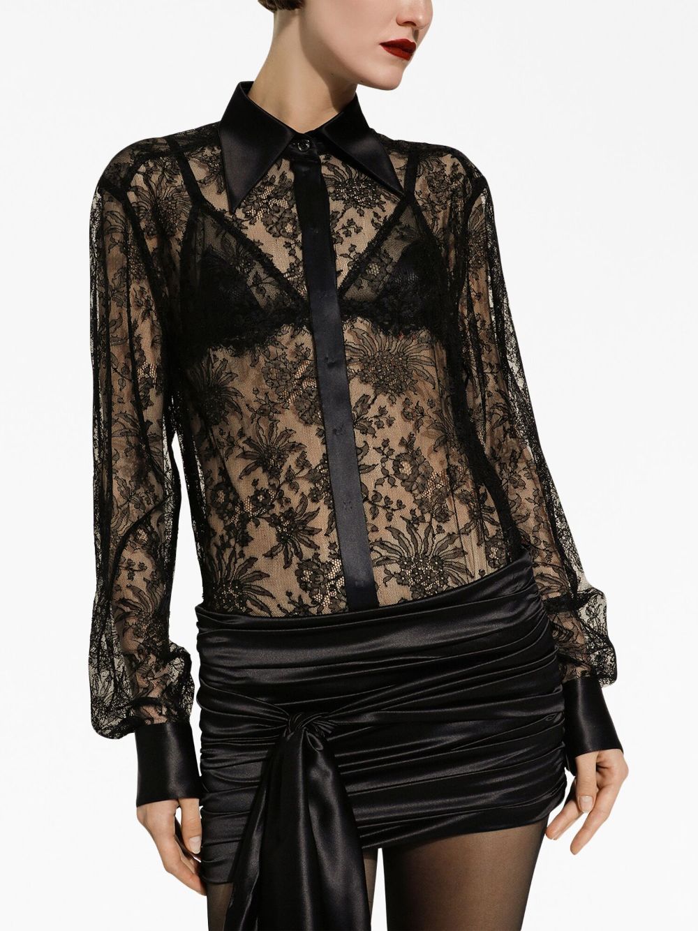 Dolce & Gabbana Dolce & Gabbana Semi-transparent shirt