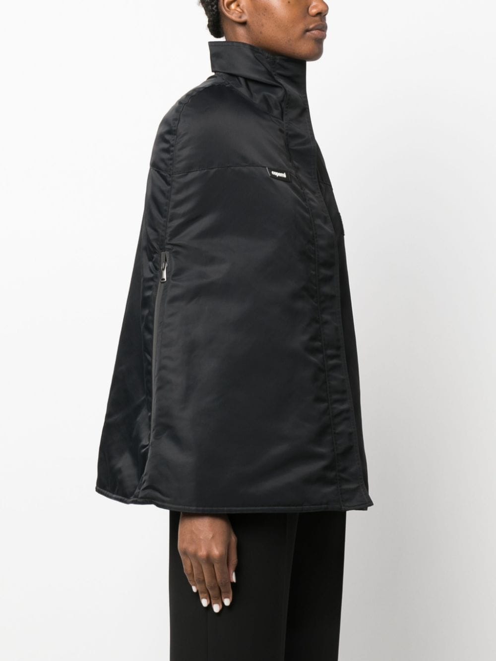 Coperni Coperni Logo-patch bomber cape