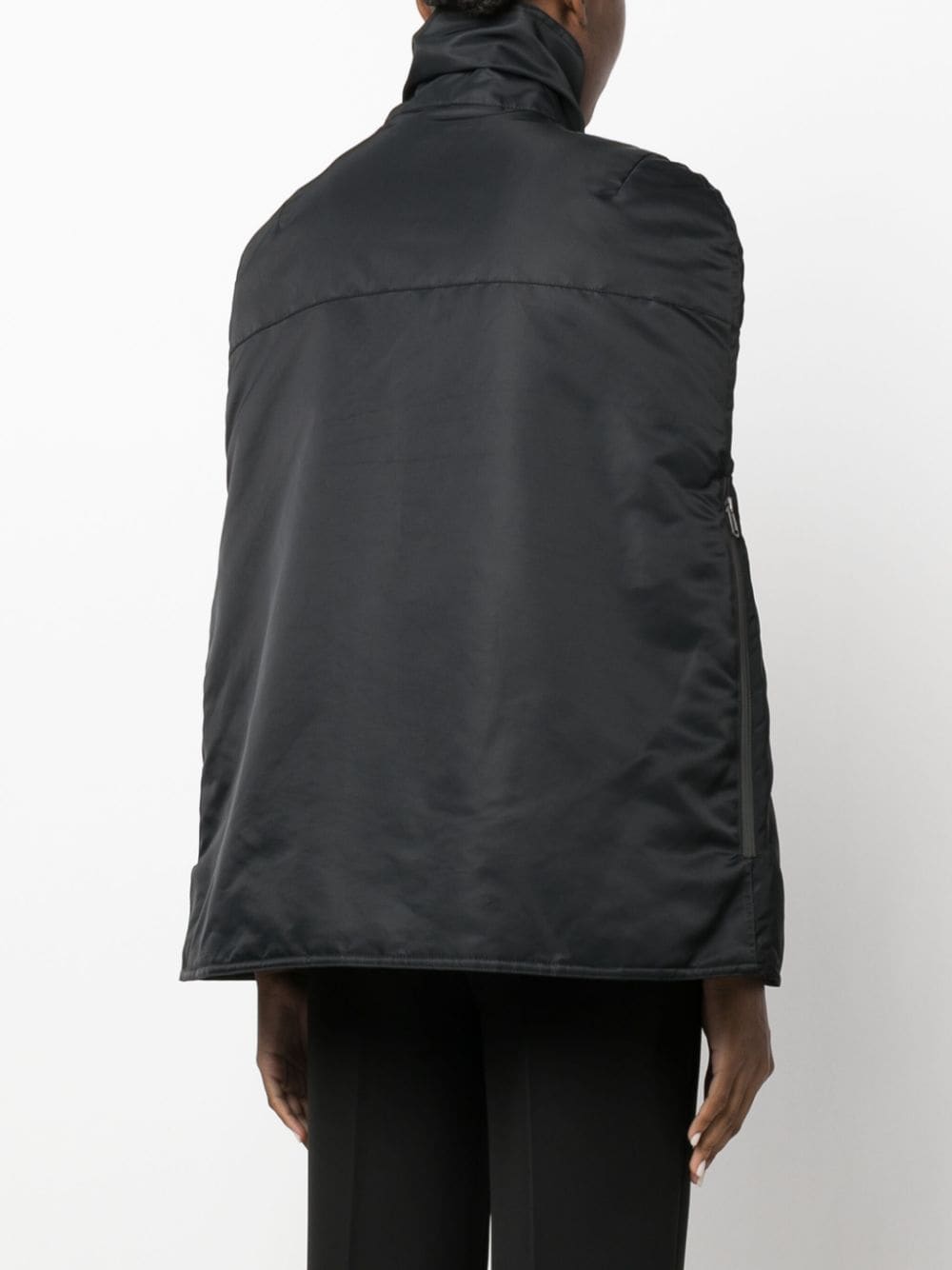 Coperni Coperni Logo-patch bomber cape