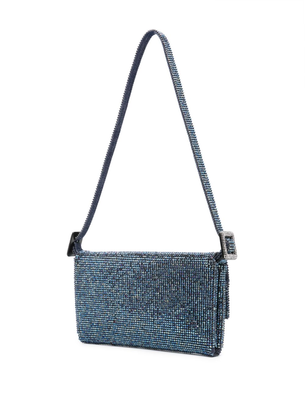 Benedetta Bruzziches Benedetta Bruzziches Vitty La Mignon rhinestone-embellished denim bag