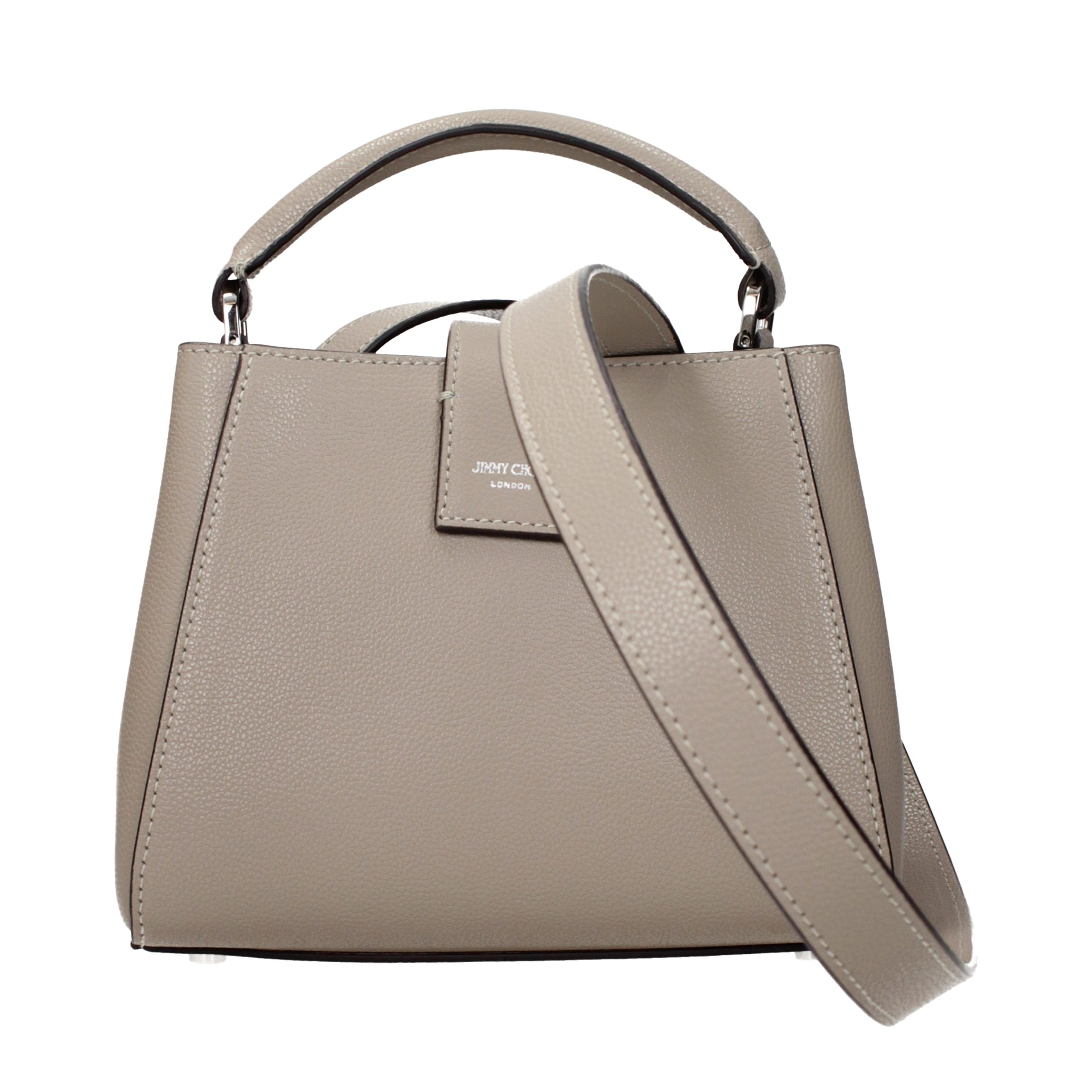 Jimmy Choo Gray Leather Handbag