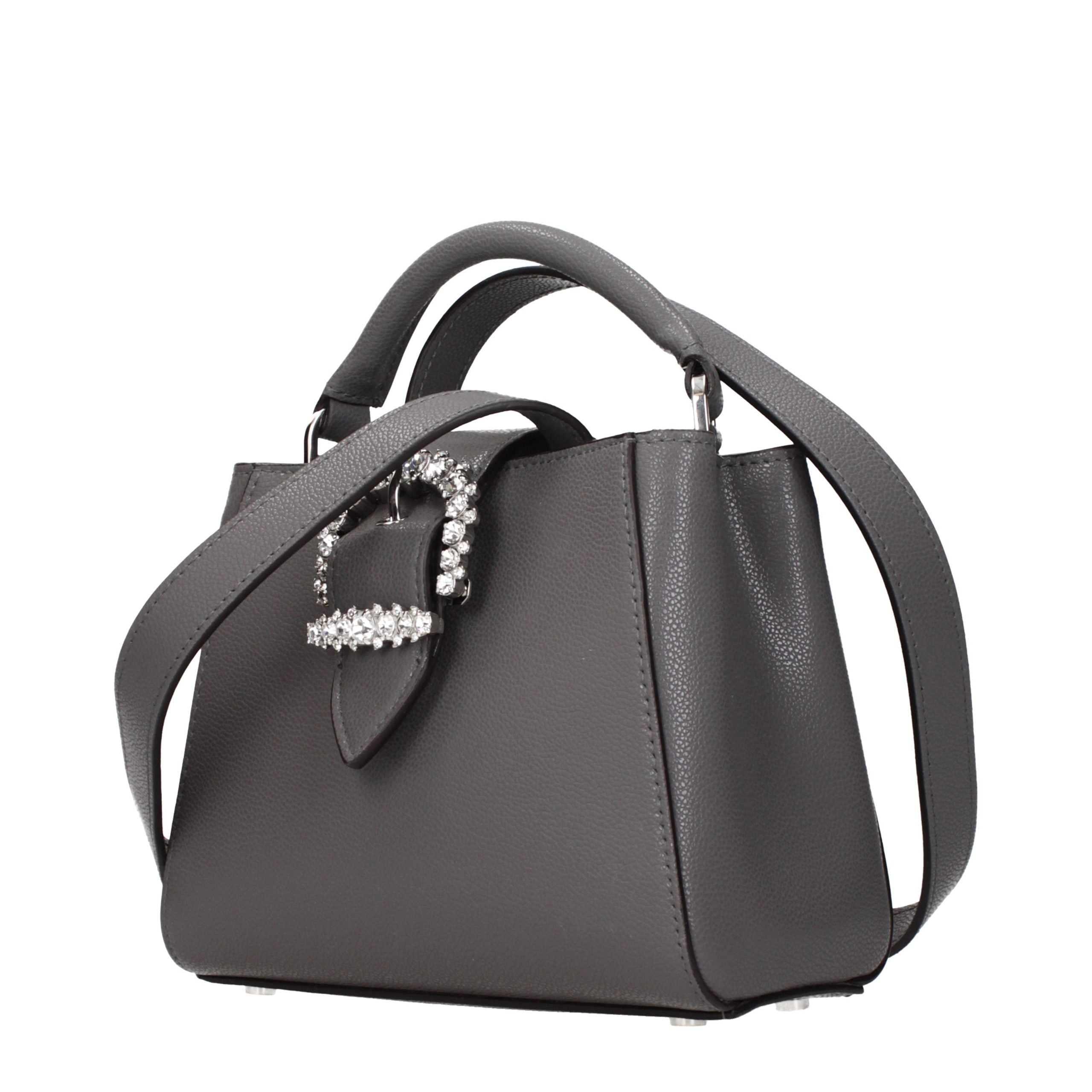 Jimmy Choo Gray Leather Handbag