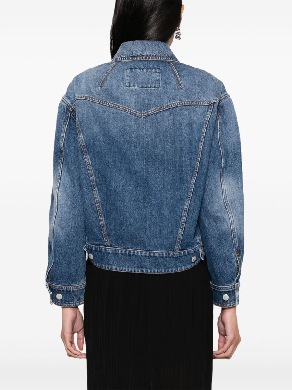 Alexander Mcqueen Alexander McQueen Cropped denim jacket