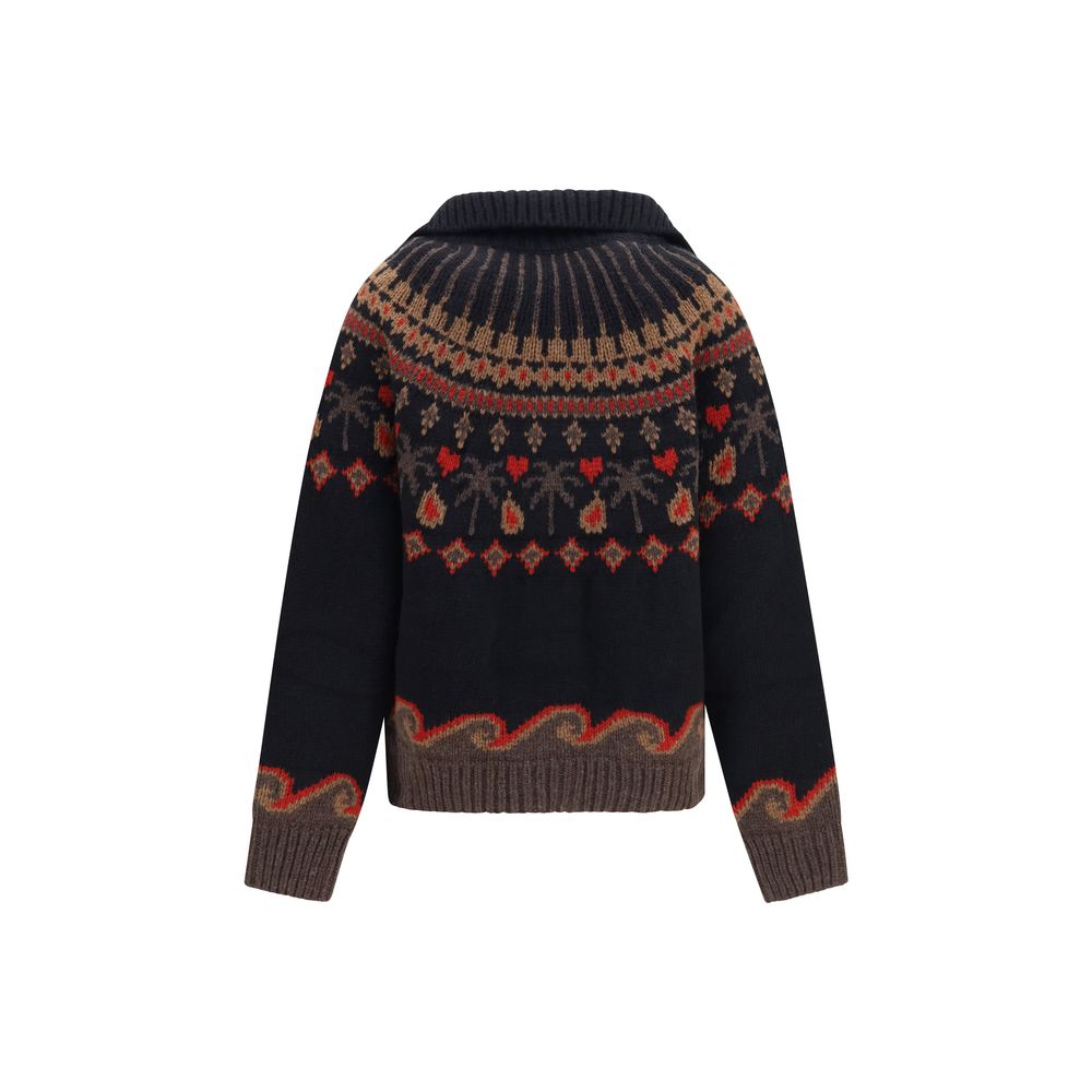Alanui Multicolor Wool Oves Aries Cardigan