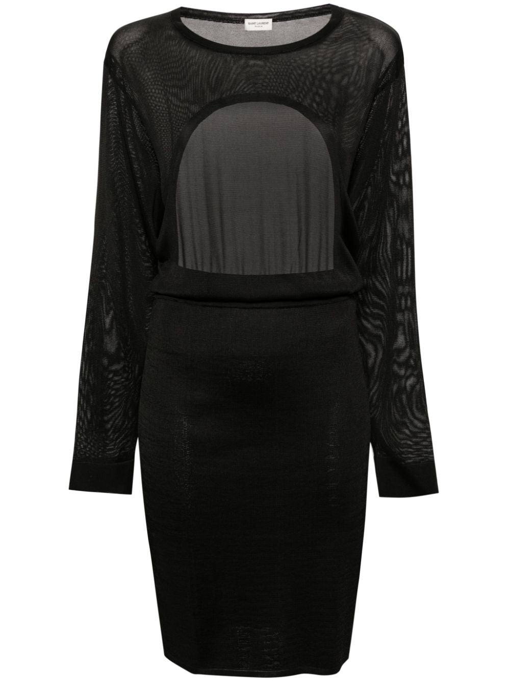 Saint Laurent Saint Laurent open-back knitted dress