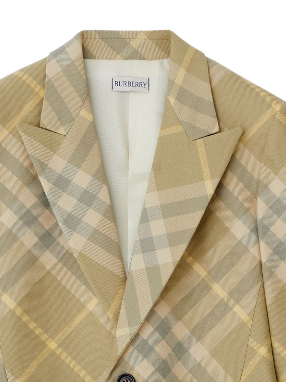 Burberry Burberry checked tailored single-breasted blazer
