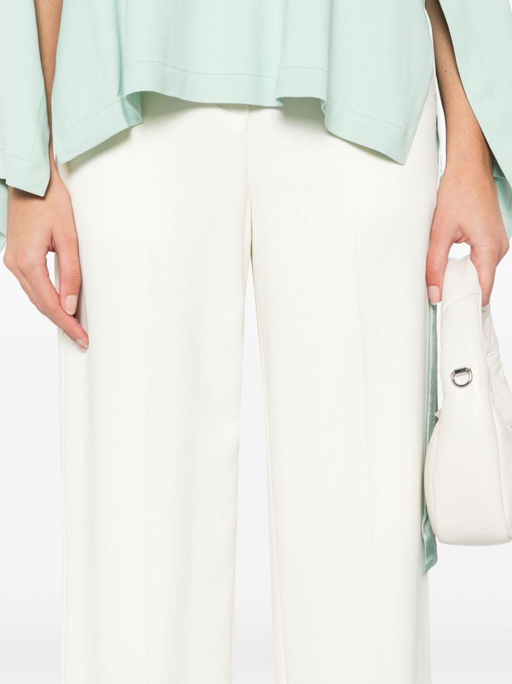 Erika Cavallini Semi-Couture Erika Cavallini Semi-Couture Trousers White