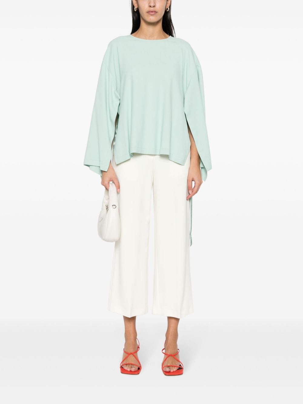Erika Cavallini Semi-Couture Erika Cavallini Semi-Couture Trousers White