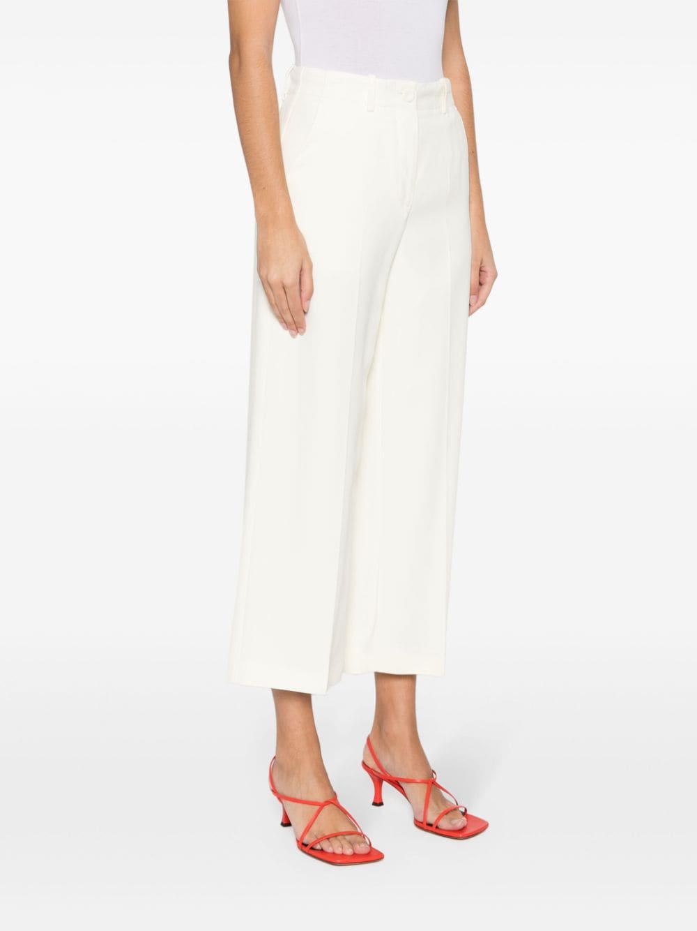 Erika Cavallini Semi-Couture Erika Cavallini Semi-Couture Trousers White