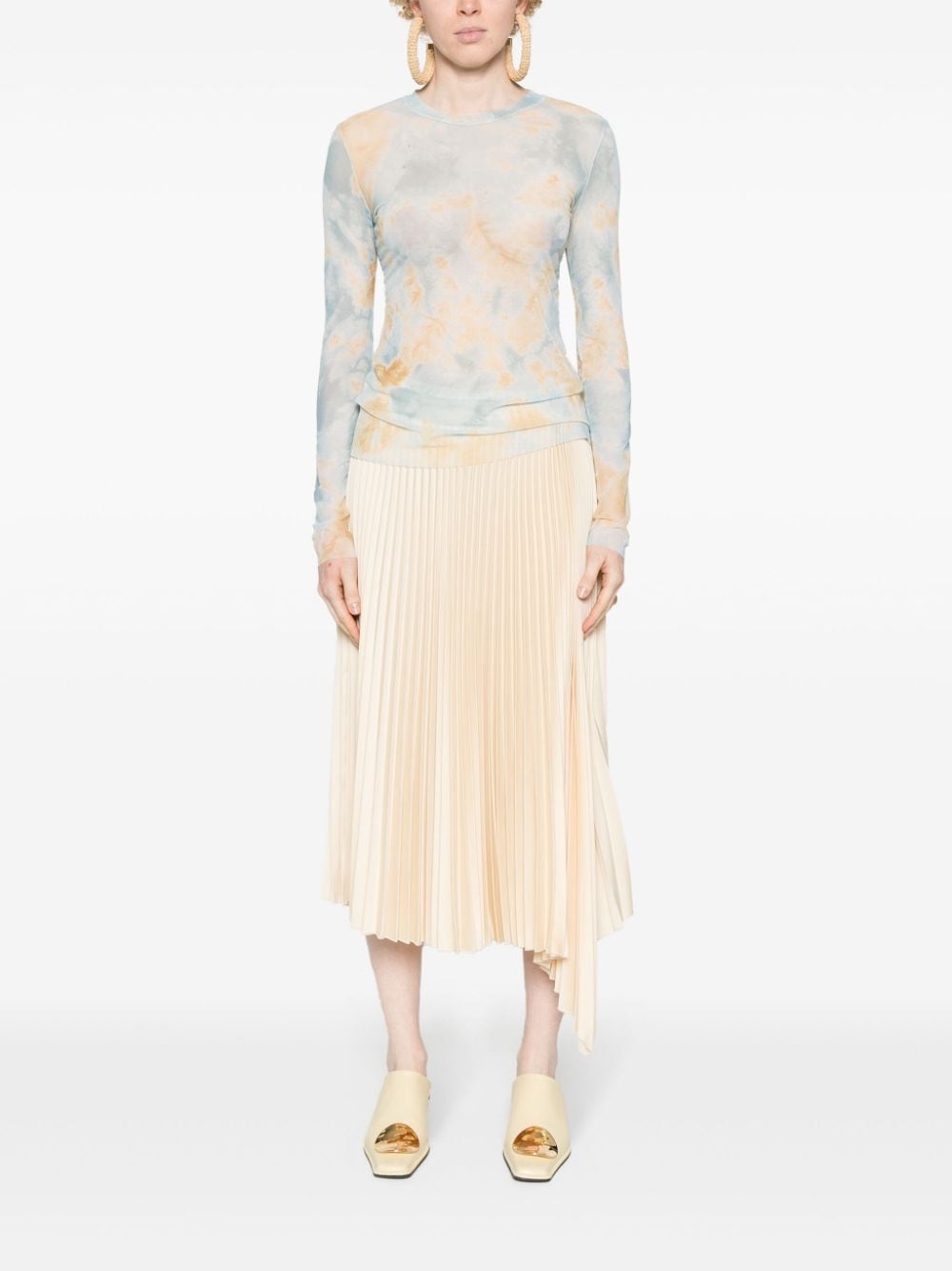 Erika Cavallini Semi-Couture Erika Cavallini Semi-Couture T-shirts and Polos Clear Blue