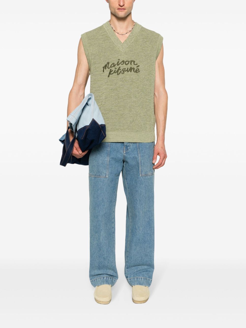 Maison Kitsuné Maison Kitsuné Chillax Fox cotton hoodie