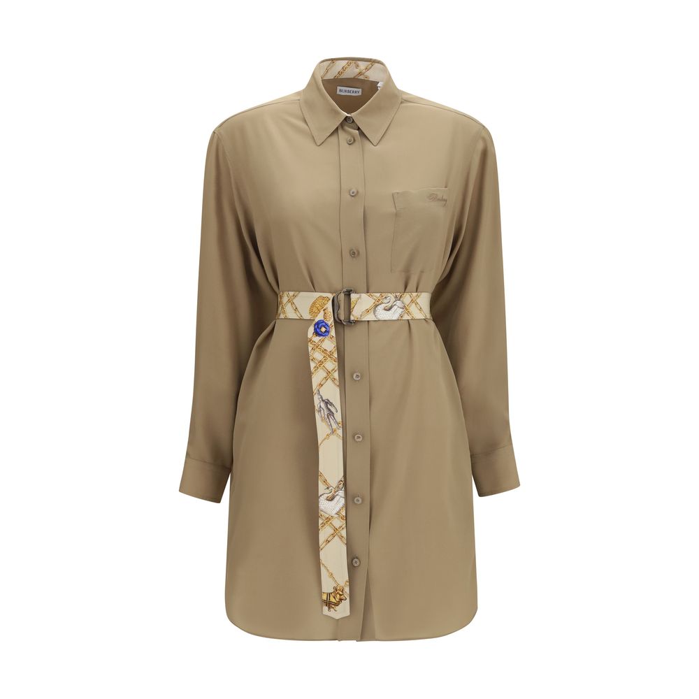Burberry Beige Silk Casual Dress