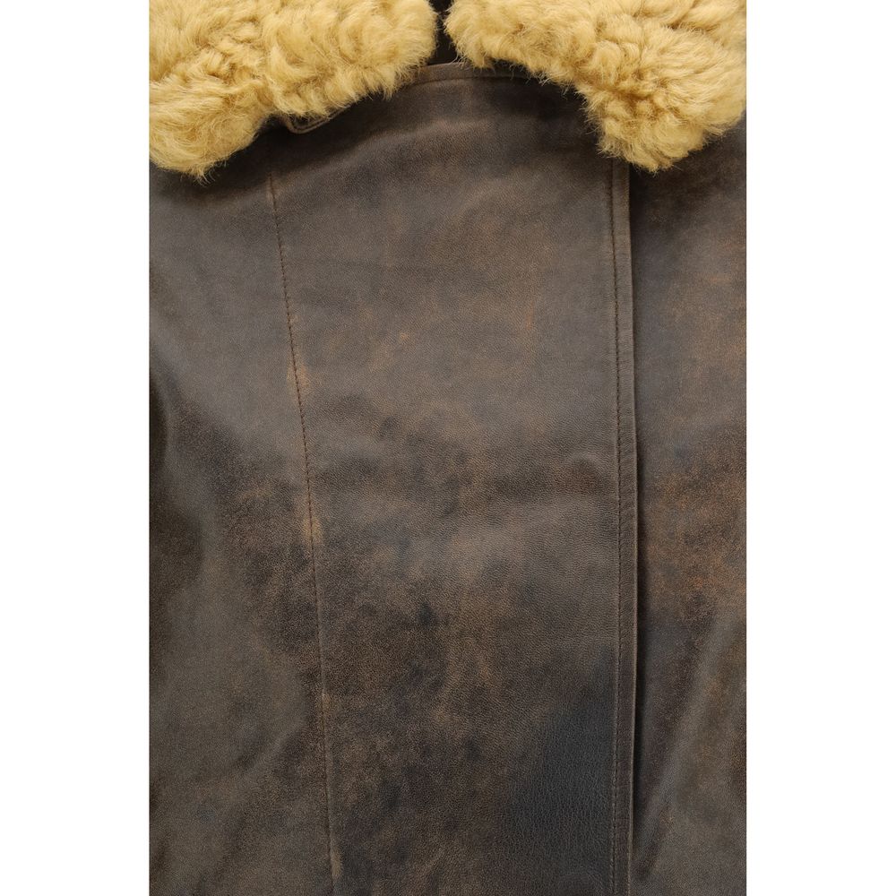 R13 Brown Lamb Ovis Aries Bomber
