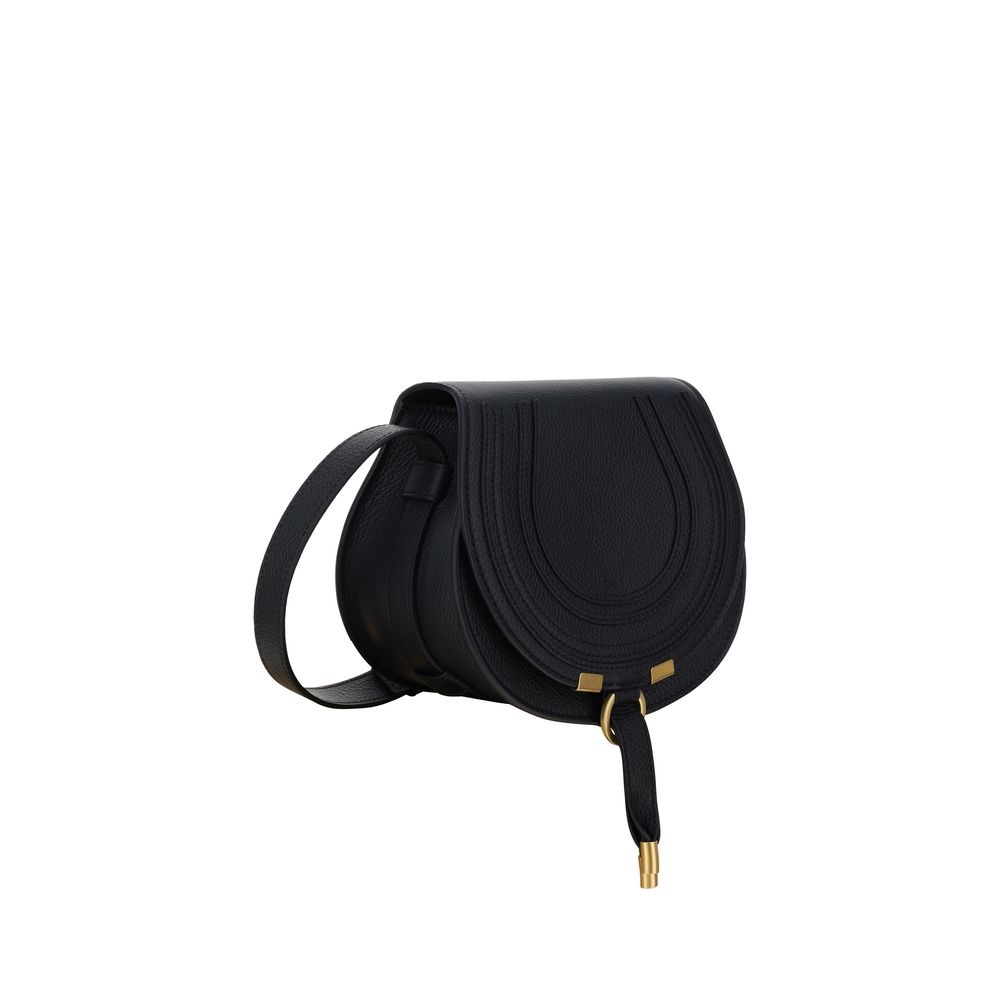 Chloé Black Calf Leather Bos Taurus Shoulder Bag