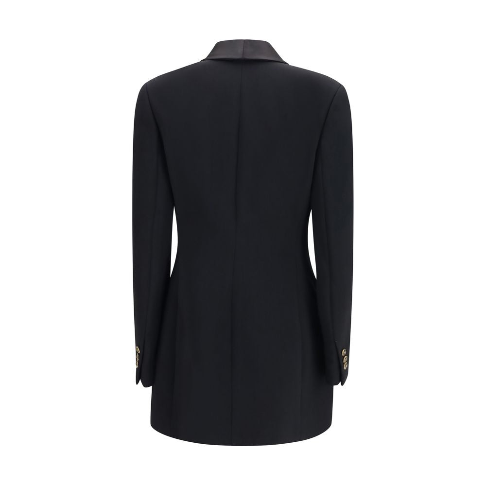 Versace Black Wool Oves Aries Blazer