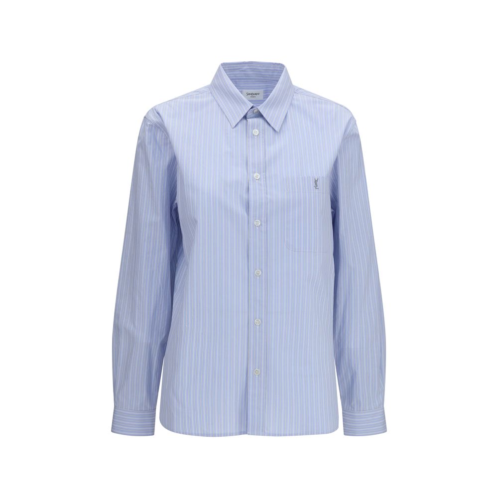 Saint Laurent Blue Cotton Shirt