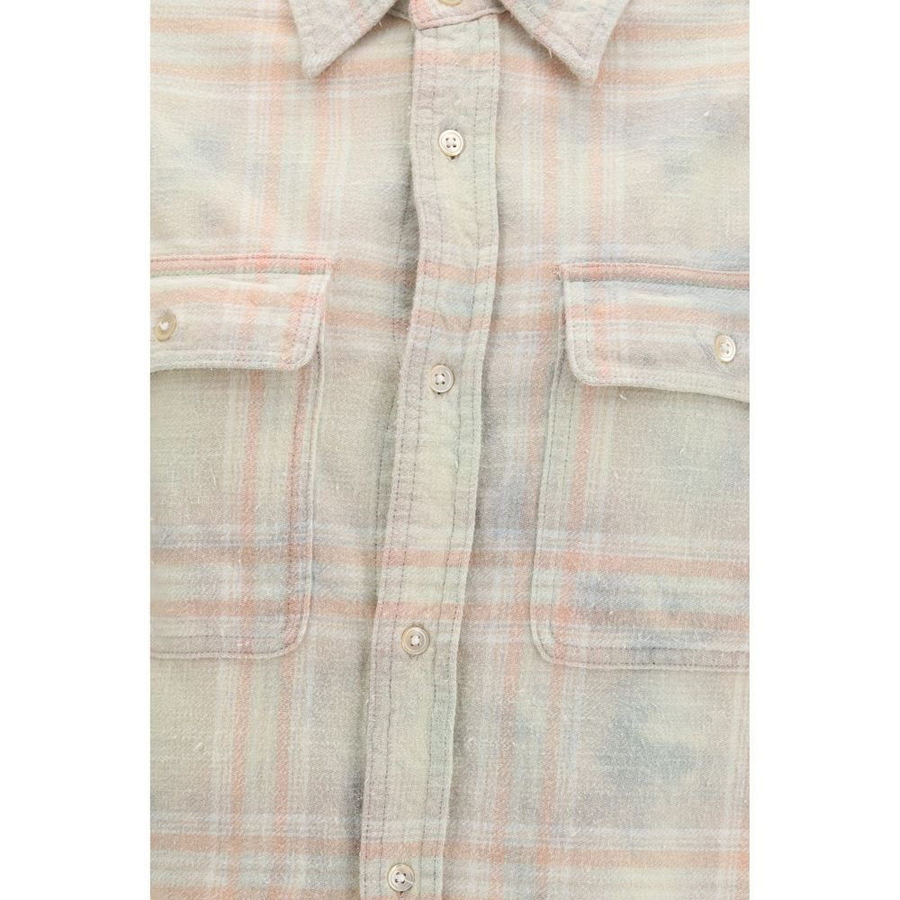 R13 Beige Cotton Shirt