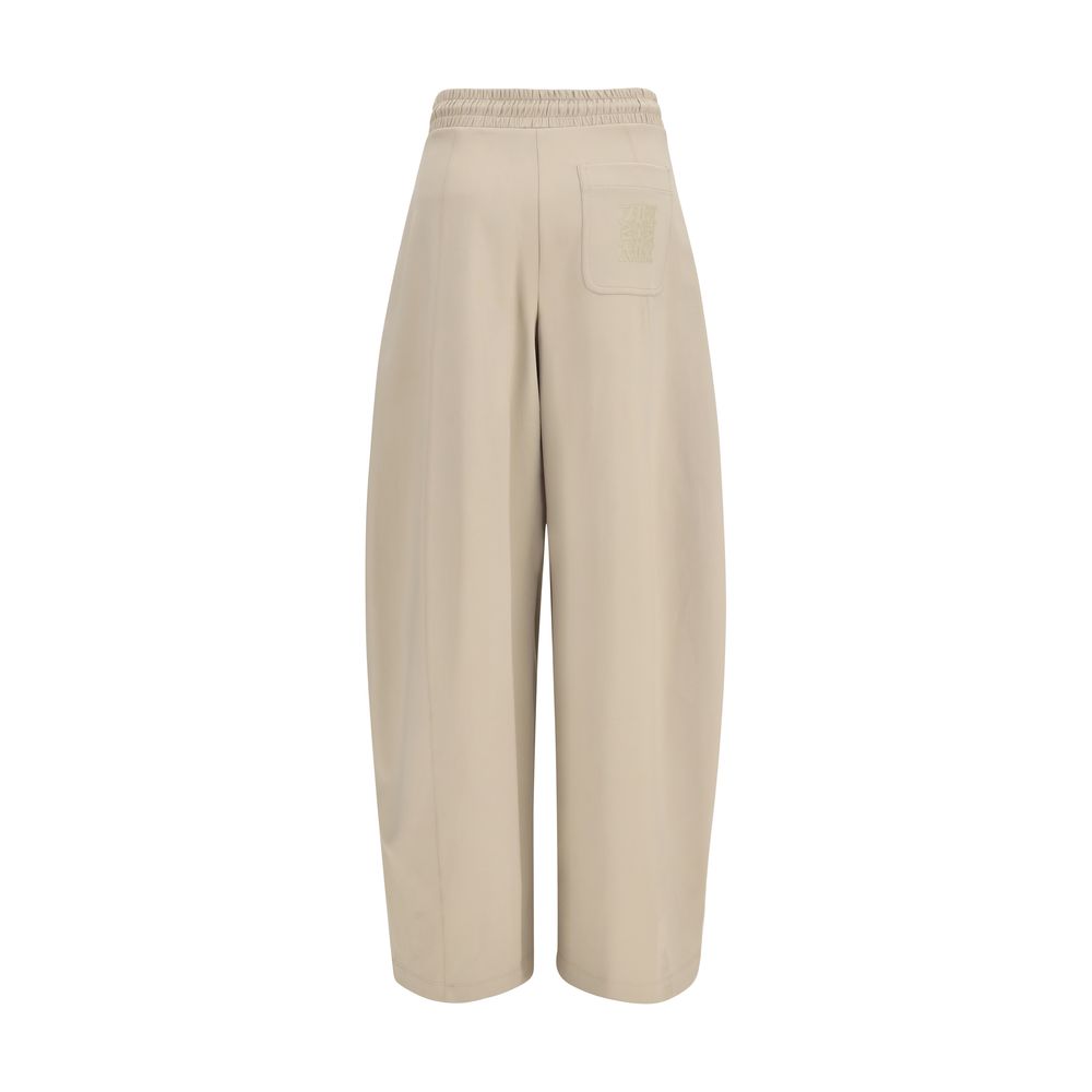 Max Mara Beige Polyamide Athletic Pants