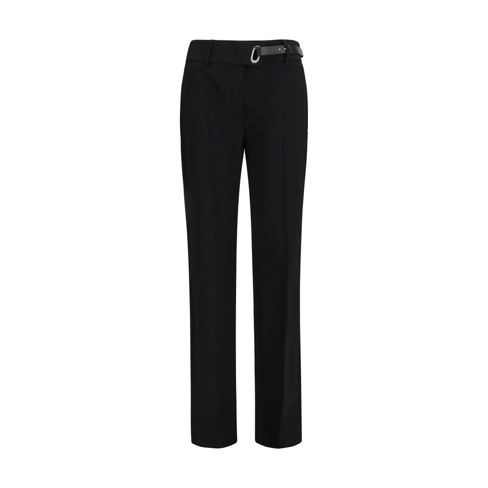 Max Mara Black Viscose Casual Pants