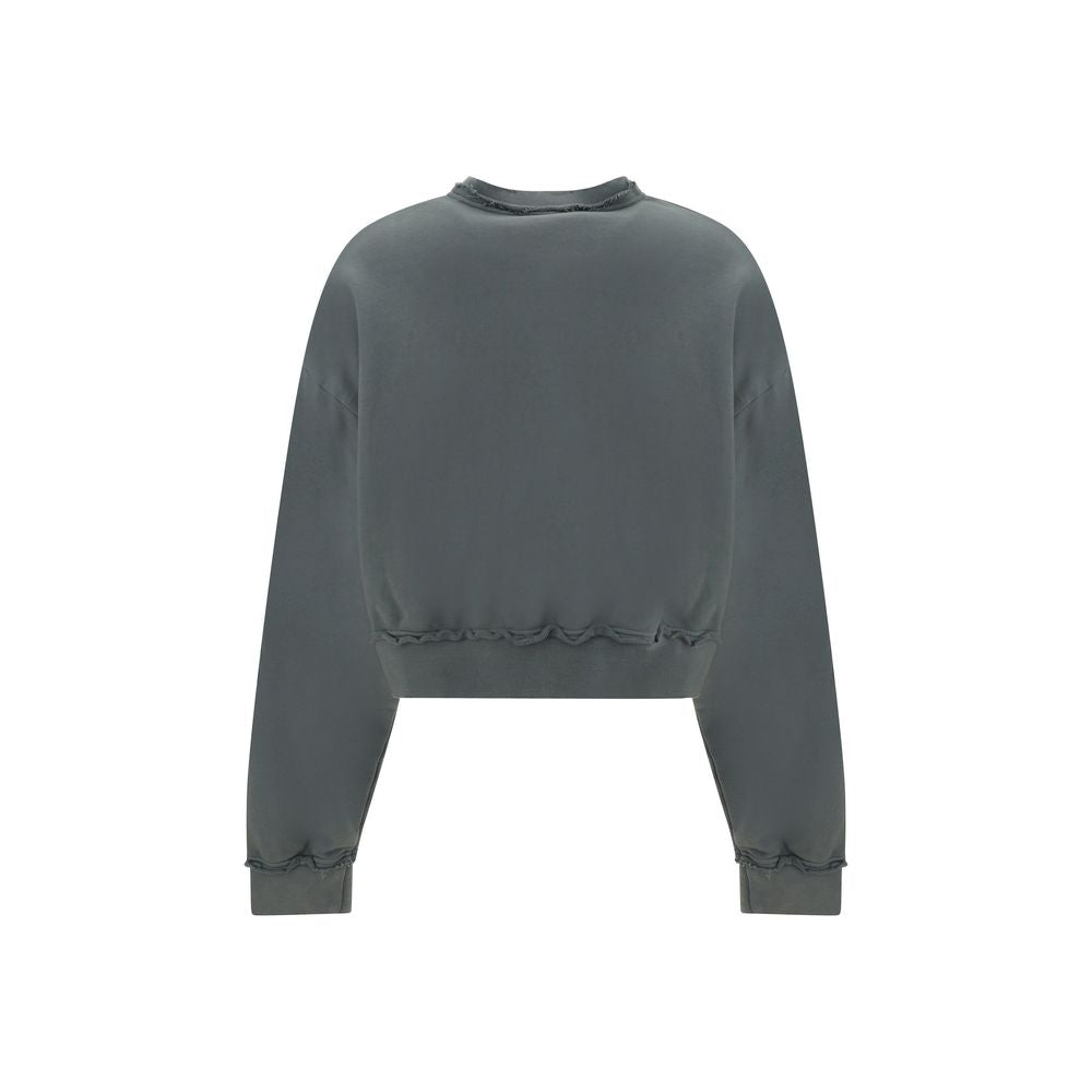 Miu Miu Gray Cotton Sweatshirt
