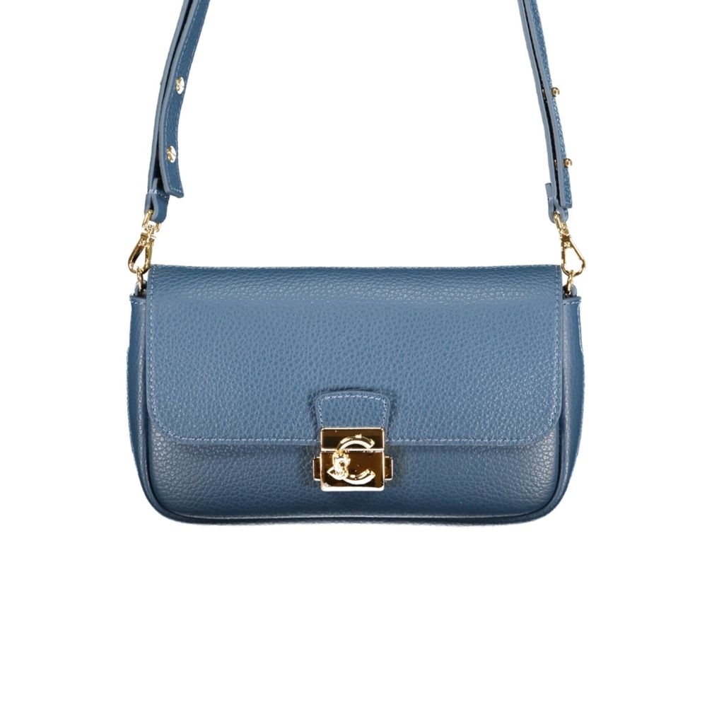 Coccinelle Blue Leather Handbag