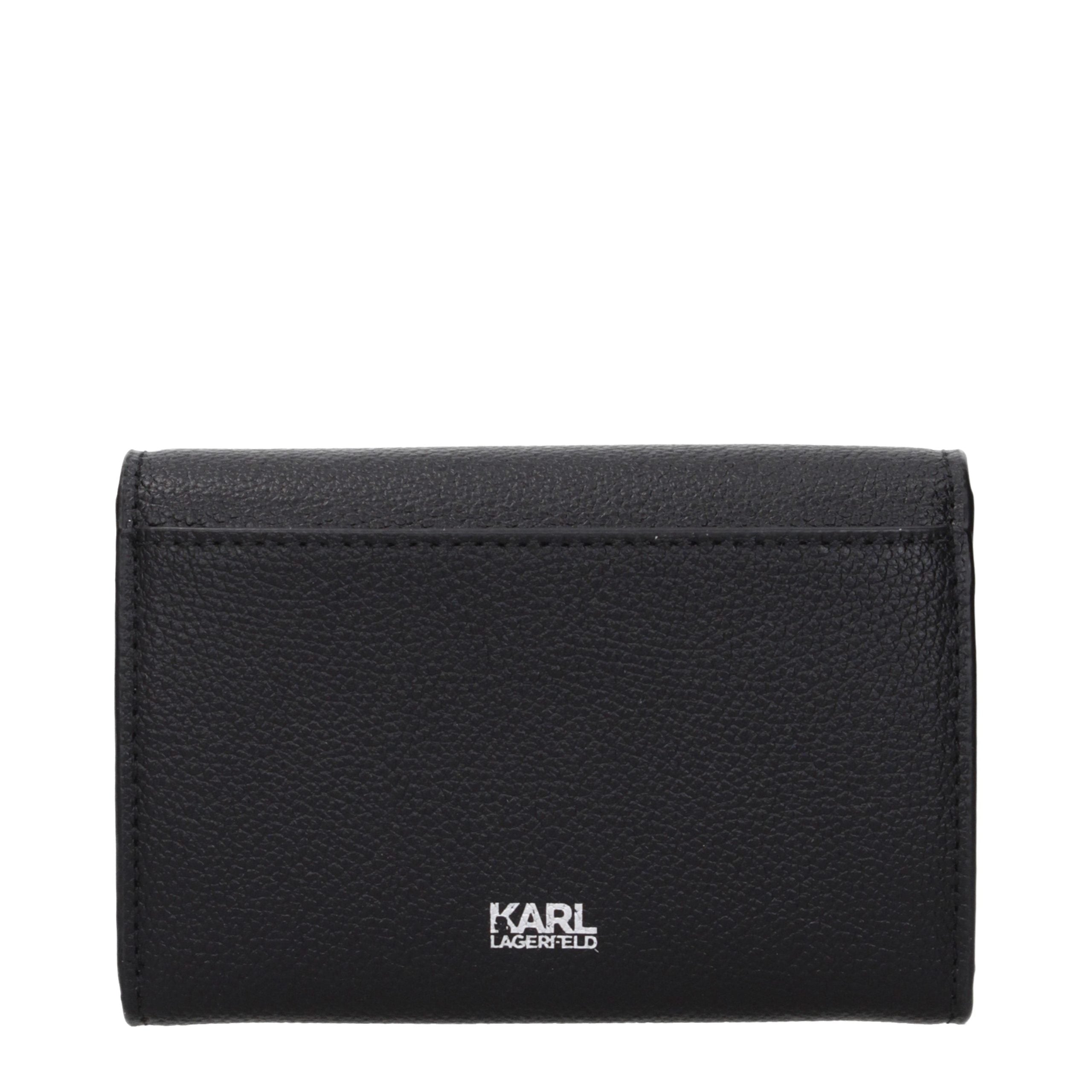 Karl Lagerfeld Black Polyester Wallet