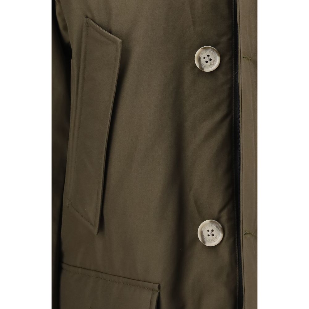 Woolrich Bicolor Cotton Parka