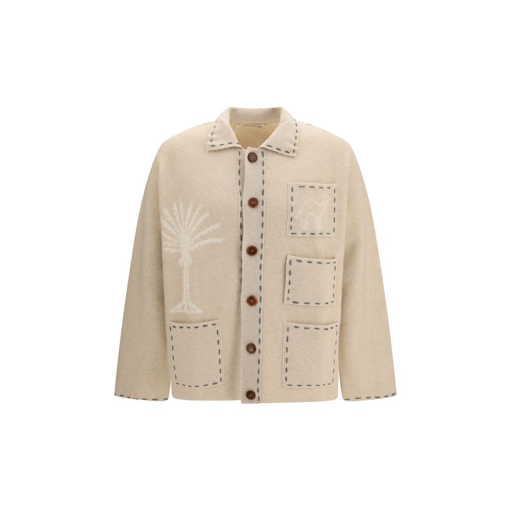 Baziszt Beige Cashmere Cardigan
