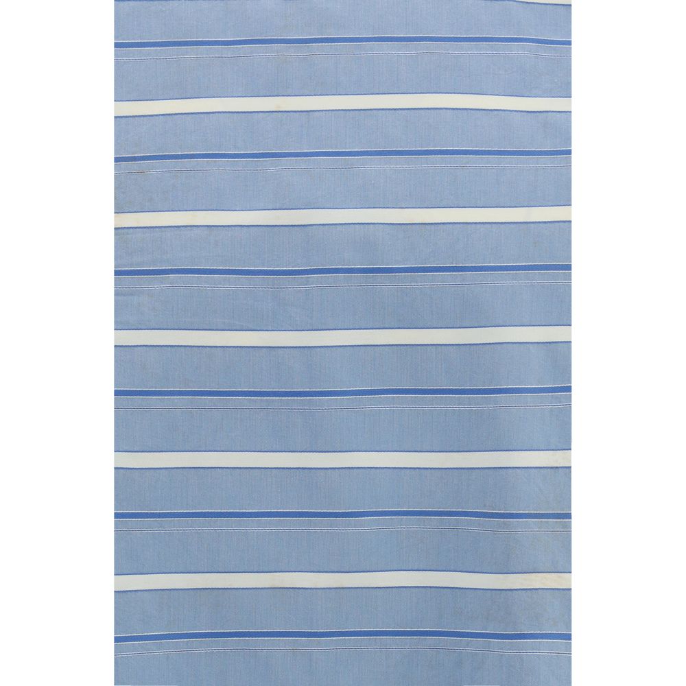 Prada Blue Cotton Pattern Shirt