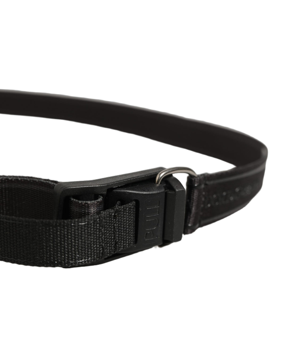 Dolce & Gabbana Men Black Nylon Webbing Plastic Buckle Belt