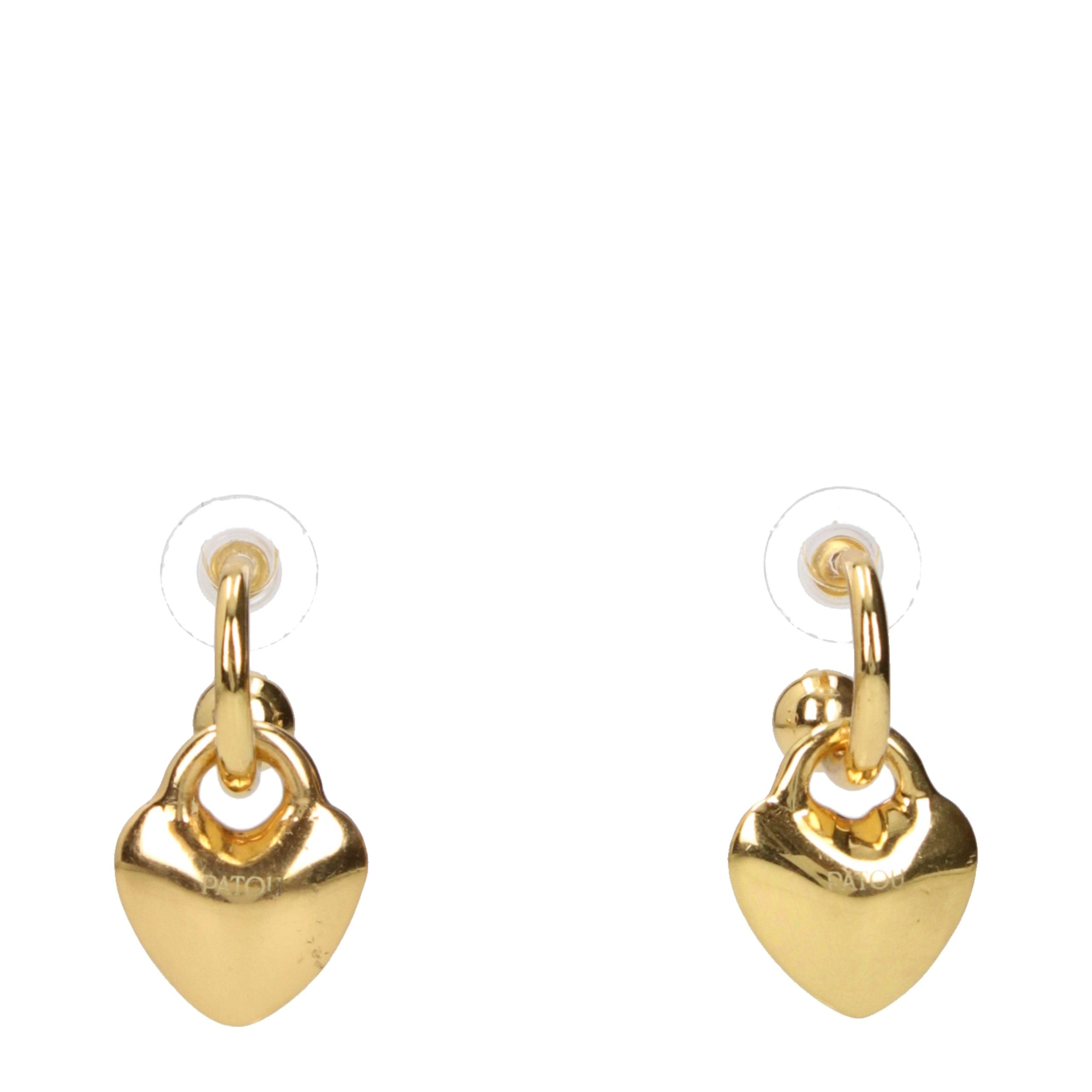 Patou Gold Brass Earrings