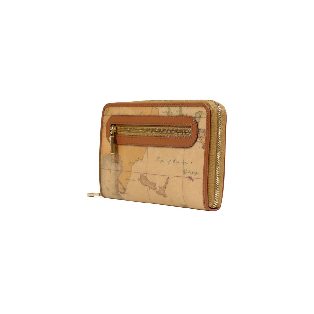 Alviero Martini Prima Classe Beige Leather Wallet