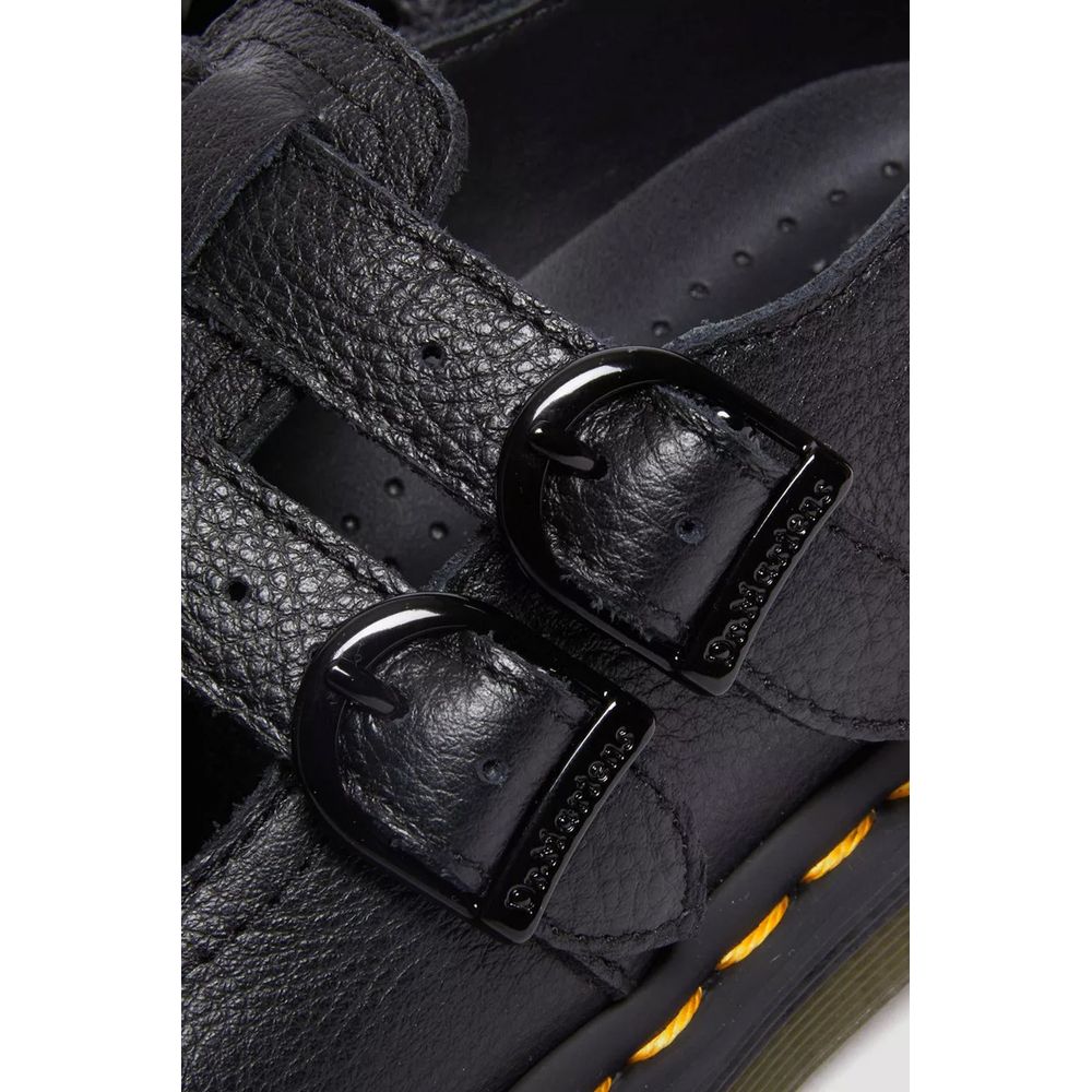 Dr. Martens Black Leather Platform Pumps