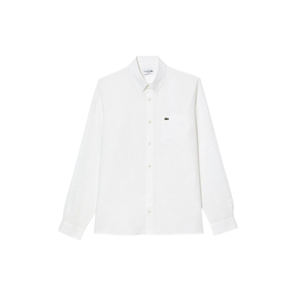 Lacoste White Linen Shirt