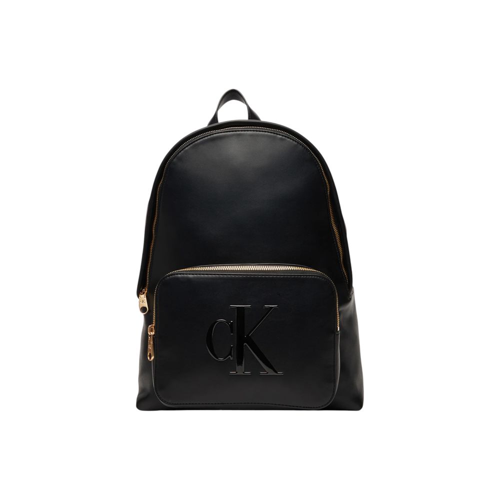 Calvin Klein Black Polyethylene Backpack