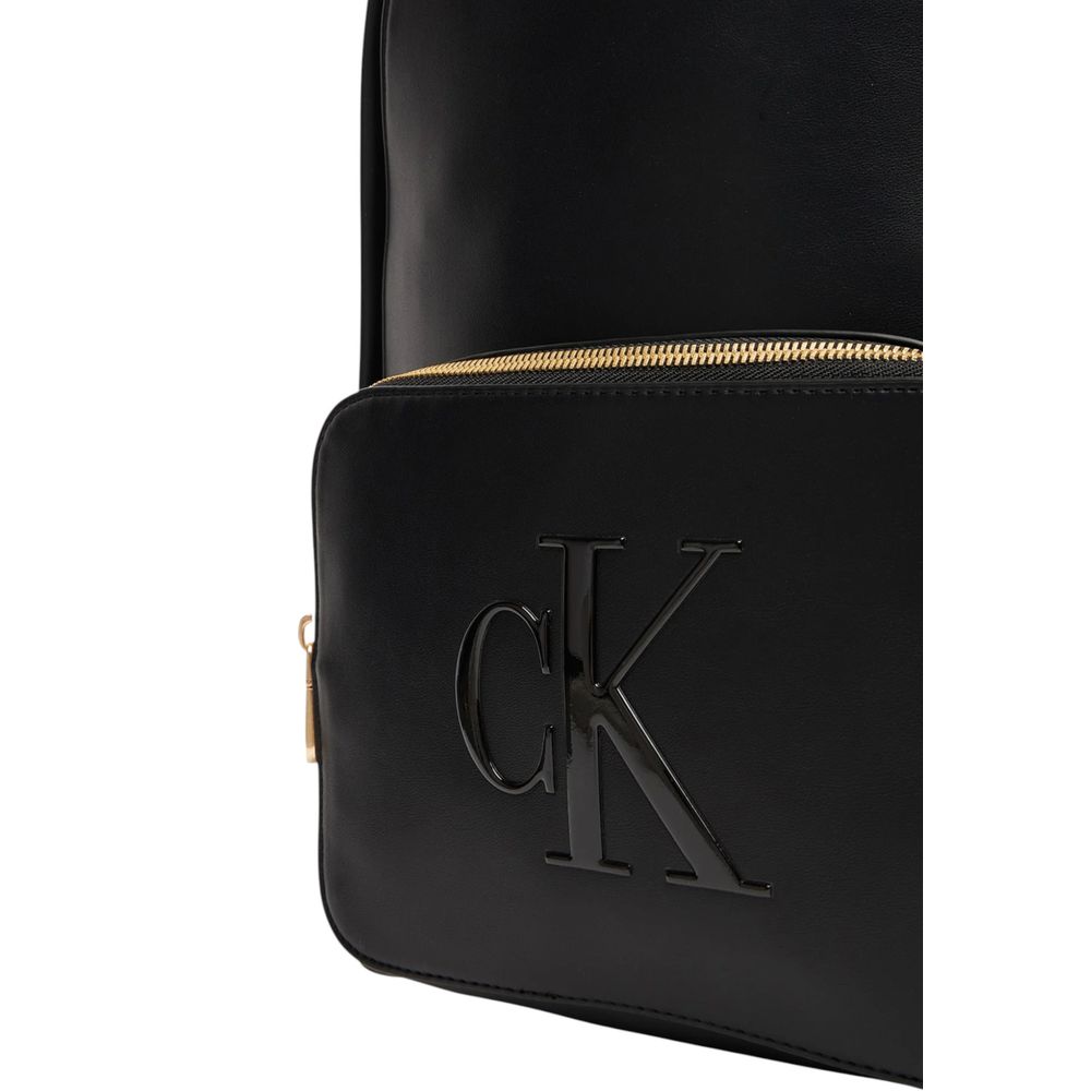 Calvin Klein Black Polyethylene Backpack