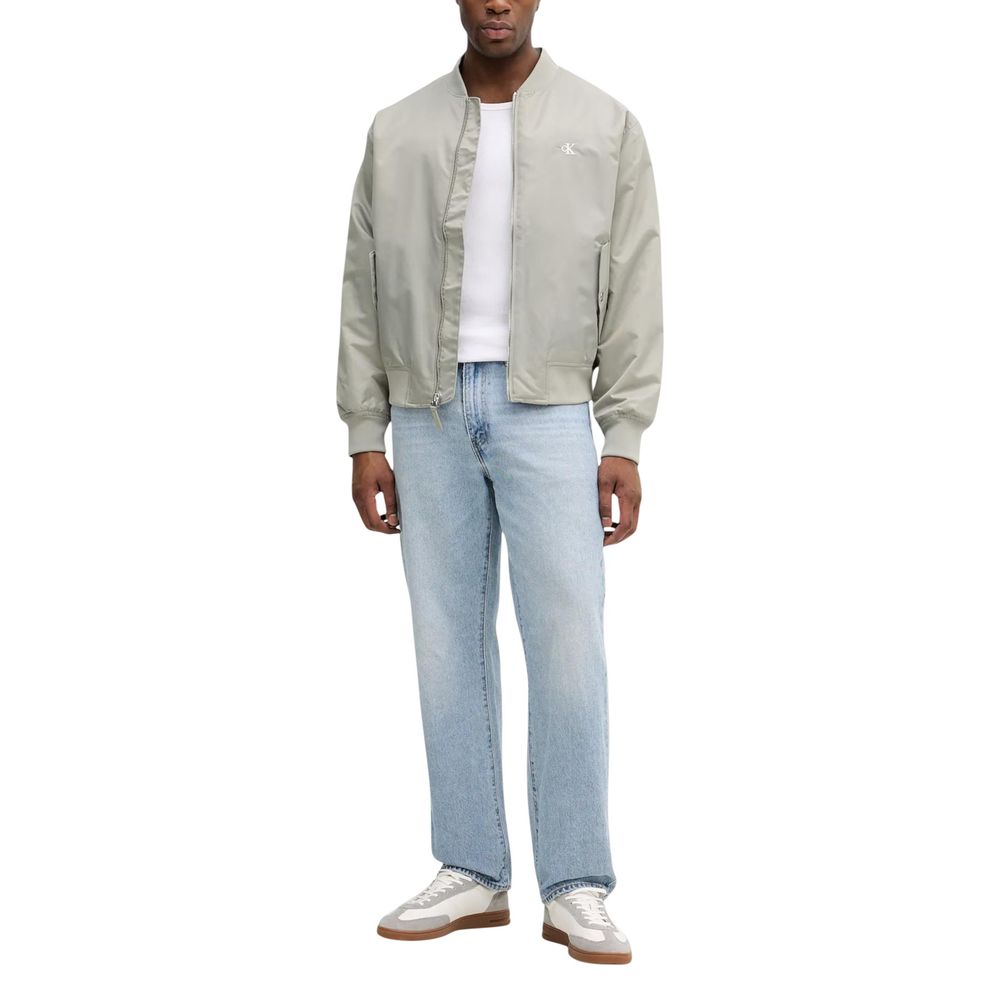 Calvin Klein Jeans Bicolor Polyamide Bomber