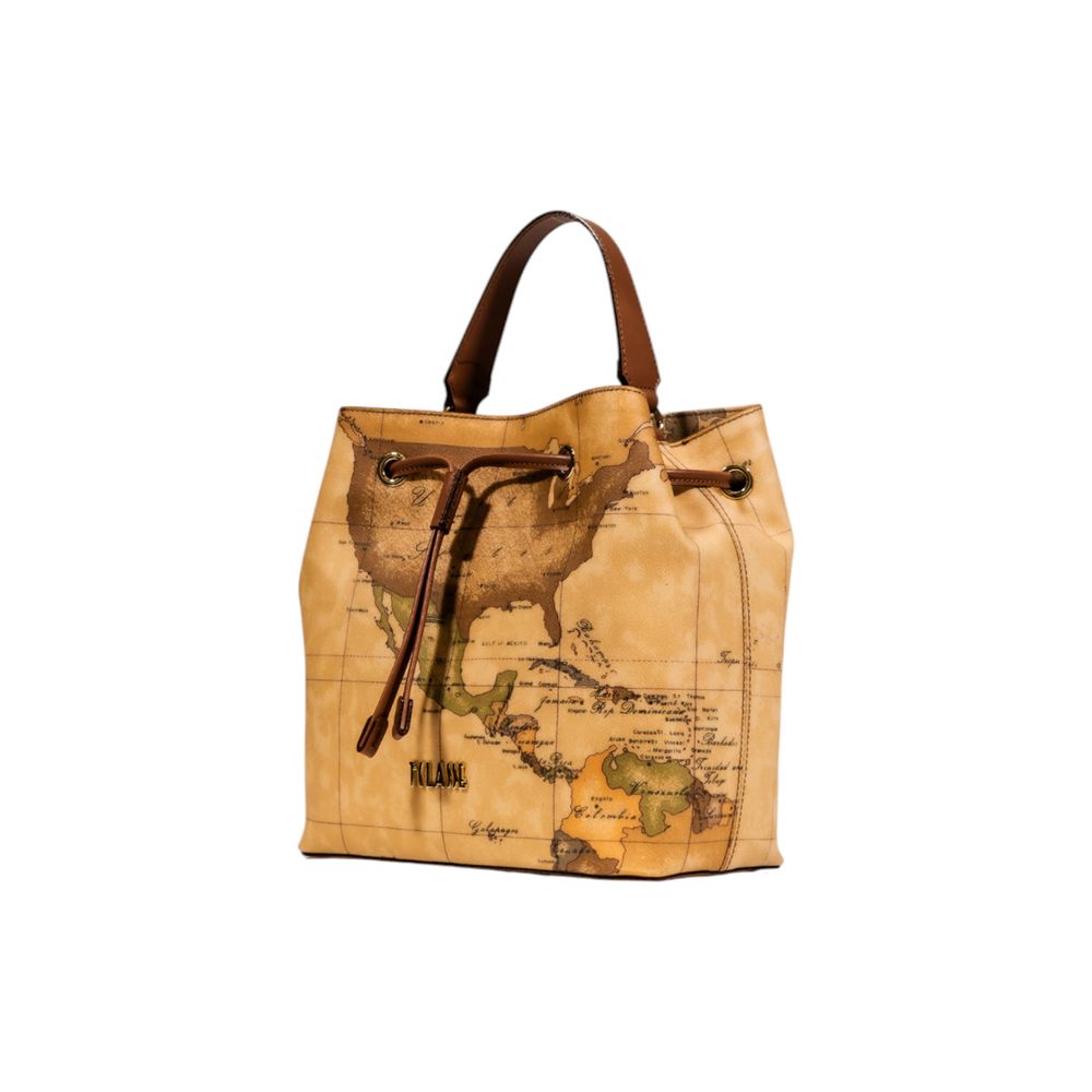 Alviero Martini Prima Classe Beige Leather Handbag