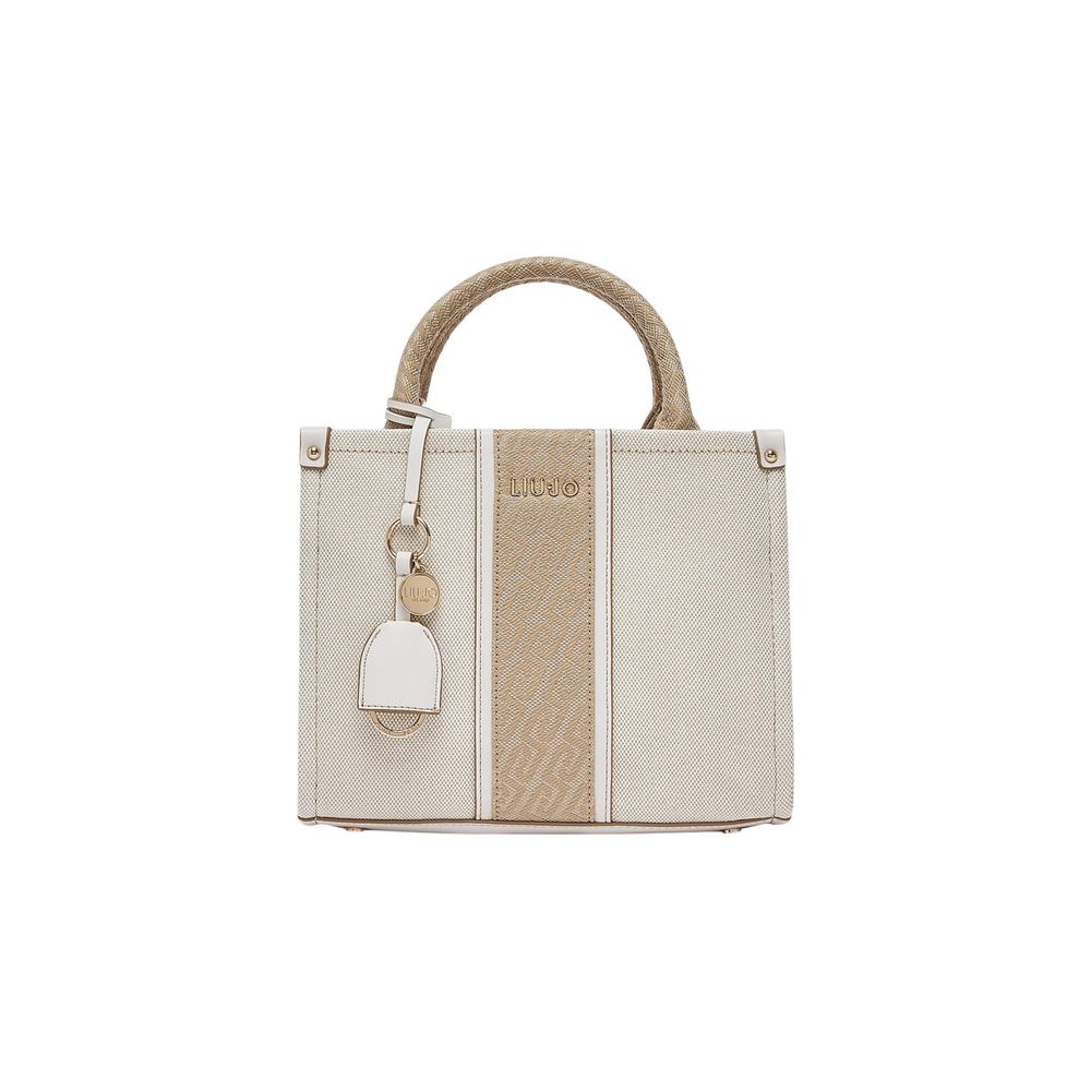 Liu Jo Beige Cotton Handbag