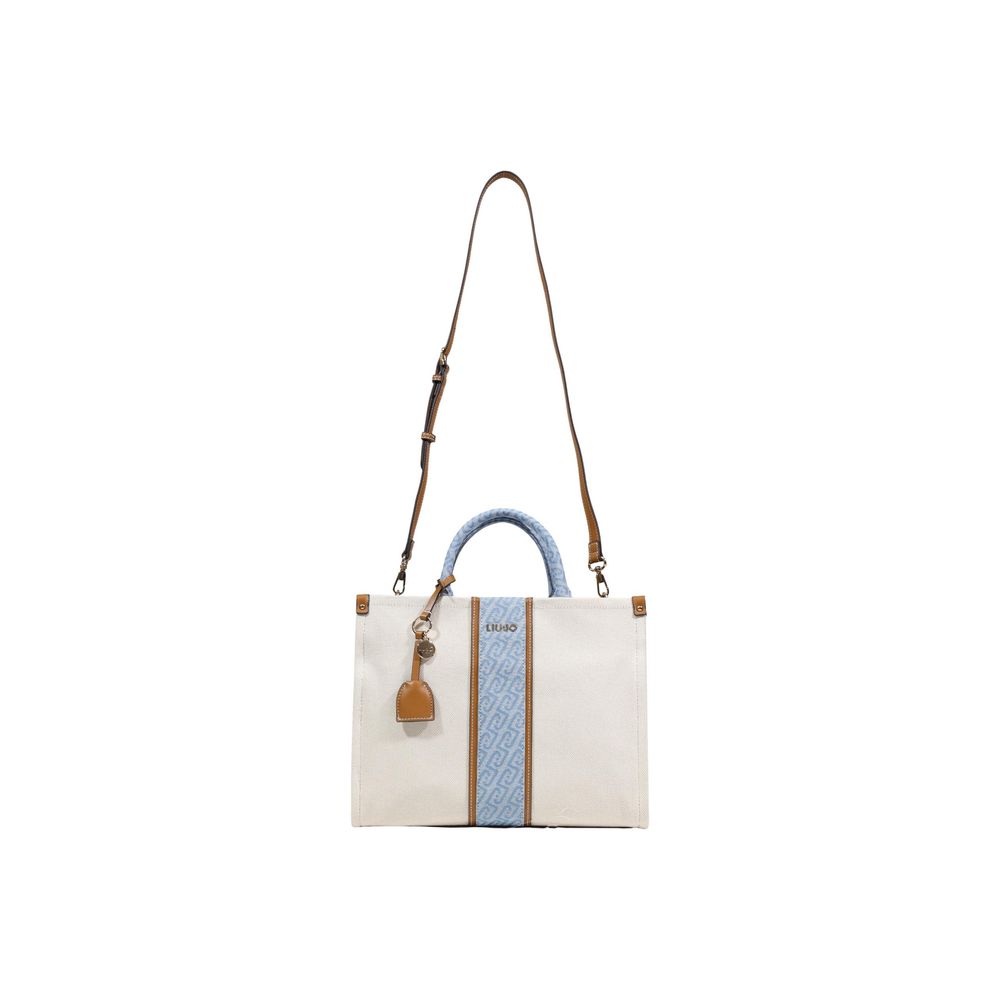 Liu Jo Blue Cotton Handbag
