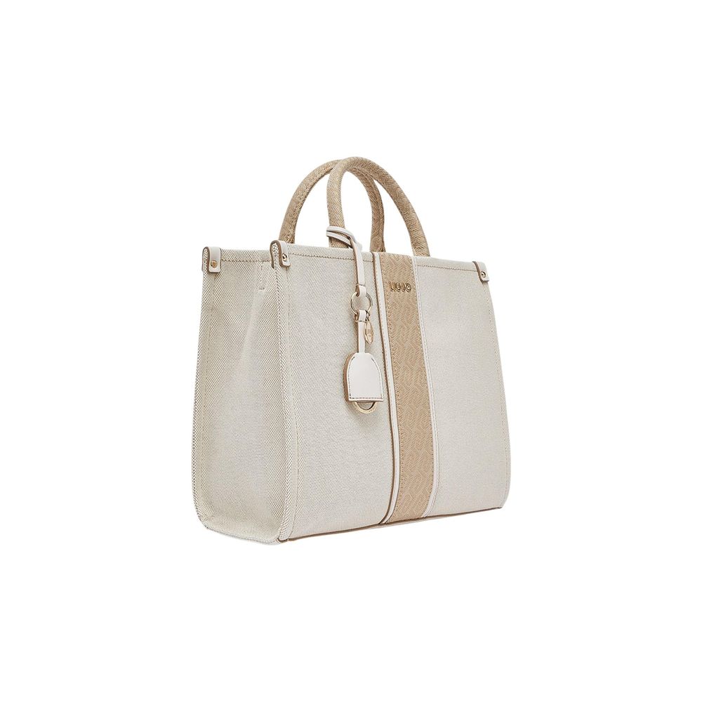 Liu Jo Beige Cotton Handbag