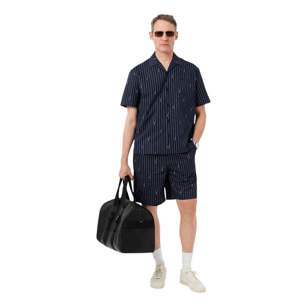 Lacoste Black Cotton Shortsleeve Shirt