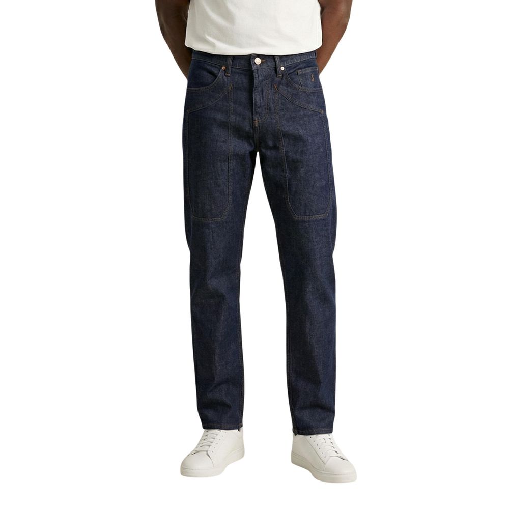 Jeckerson Blue Viscose Skinny Jeans