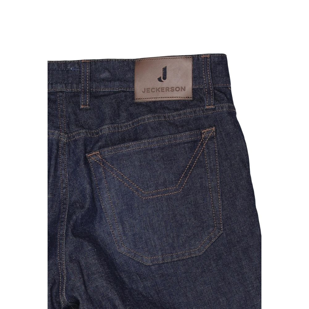 Jeckerson Blue Viscose Skinny Jeans