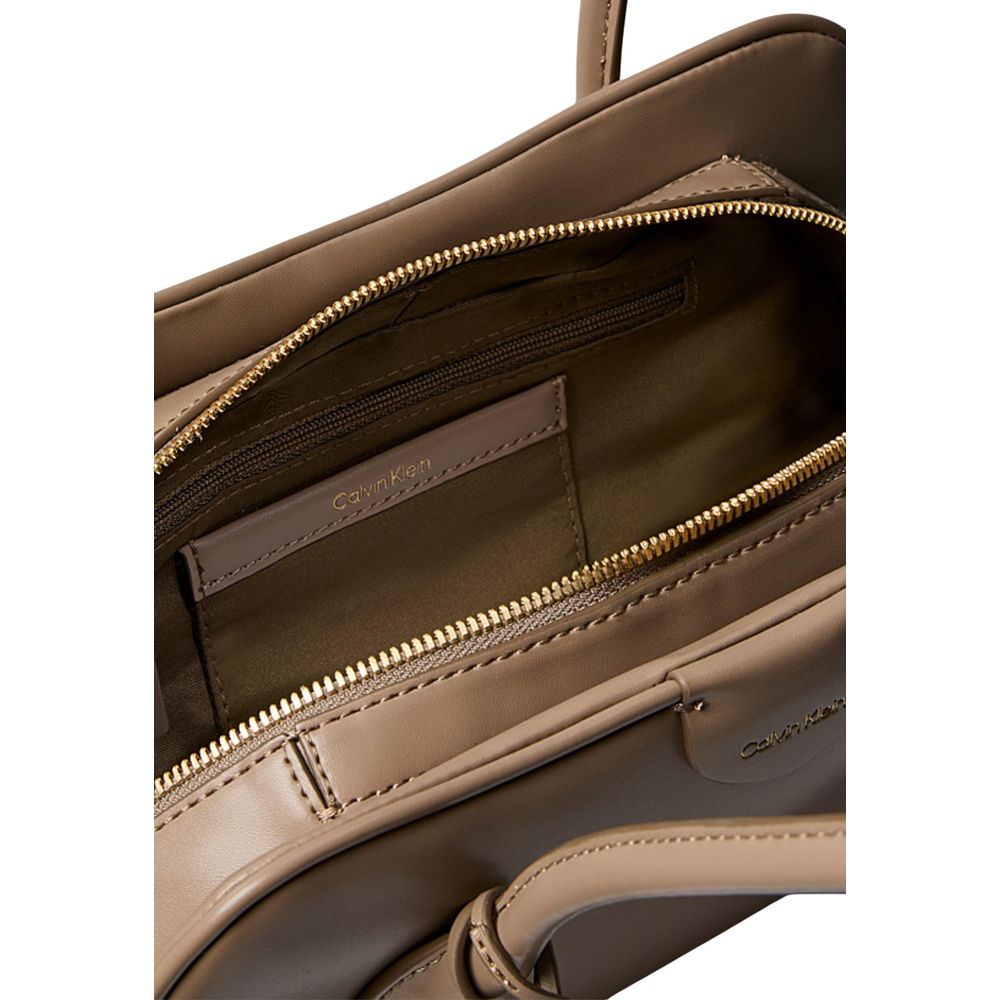 Calvin Klein Beige Polyethylene Handbag