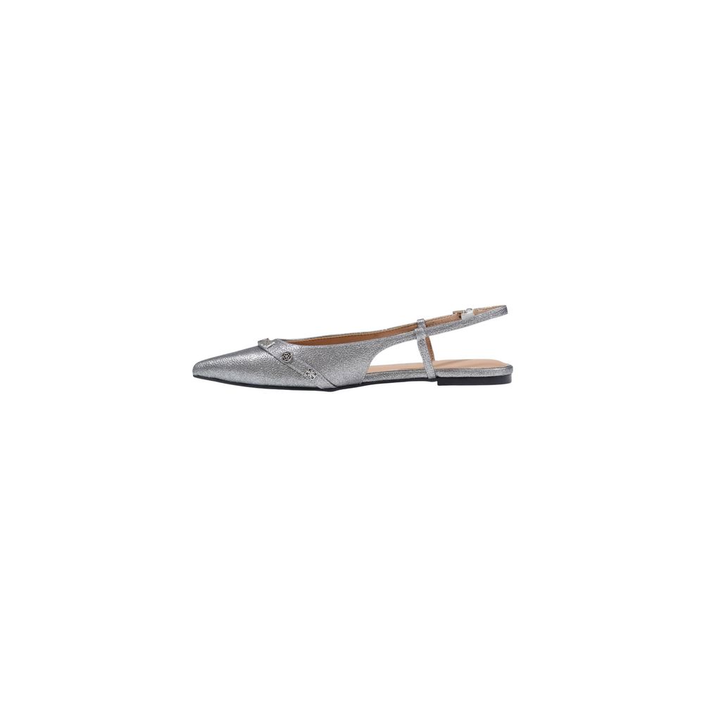 Guess Gray Polyester Platform Pumps