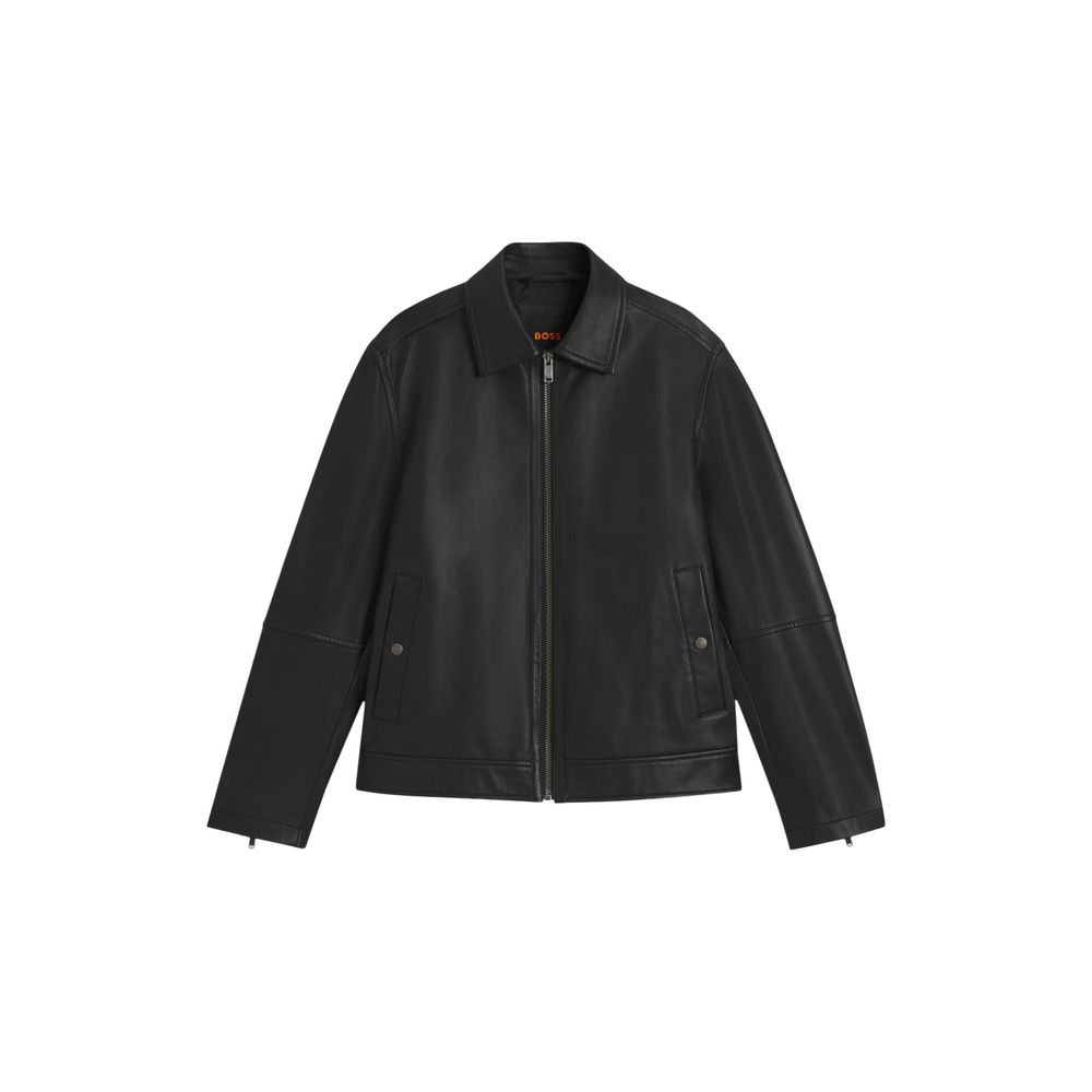 Hugo Boss Black Leather Leather Jacket