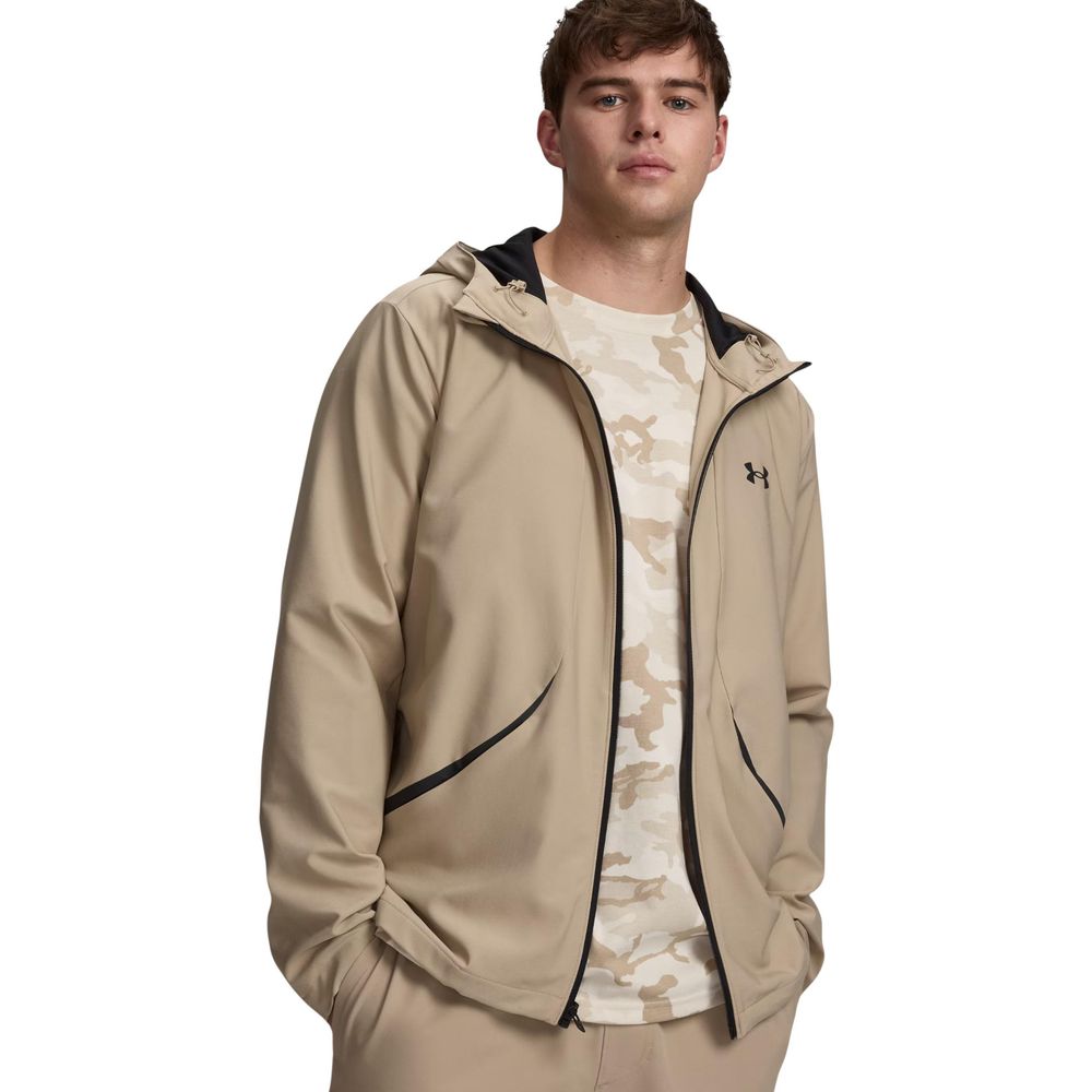 Under Armour Beige Polyester Hoodie