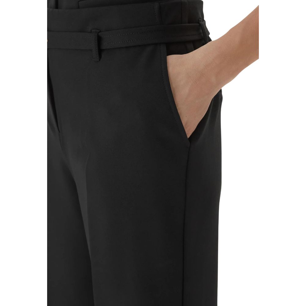 Guess Black Viscose Casual Pants